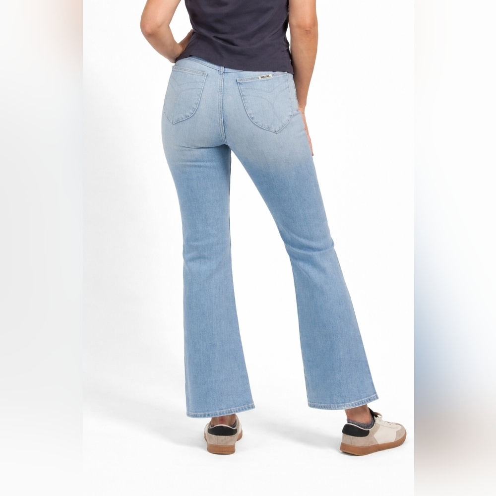 Lucky Brand Wonen's Sweet Mid Rise Boot Light Blue Flare Jeans Size 14/32A